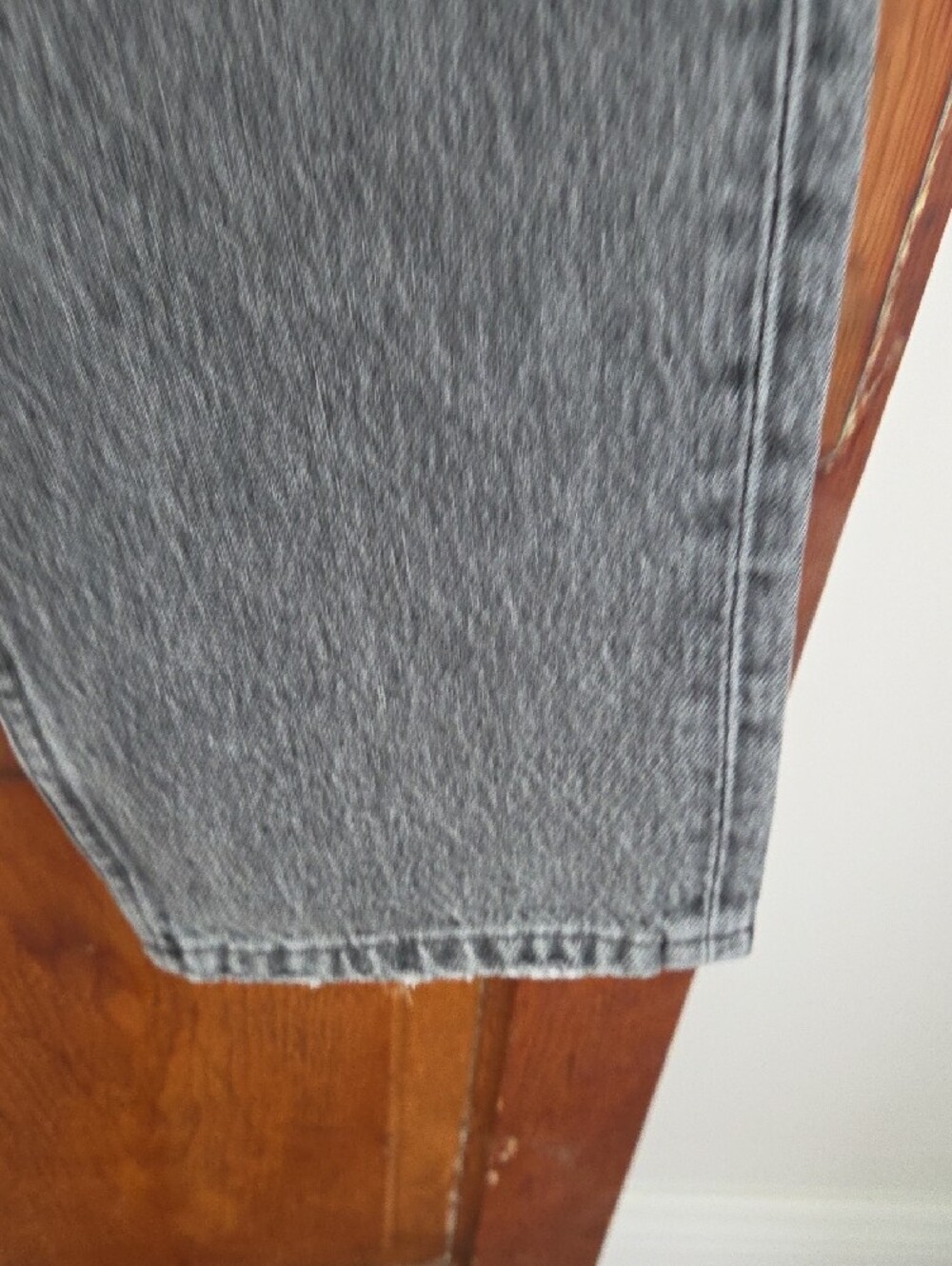 Anine Bing Women's Gray Washed Cropped Jeans - Picture 7 of 10